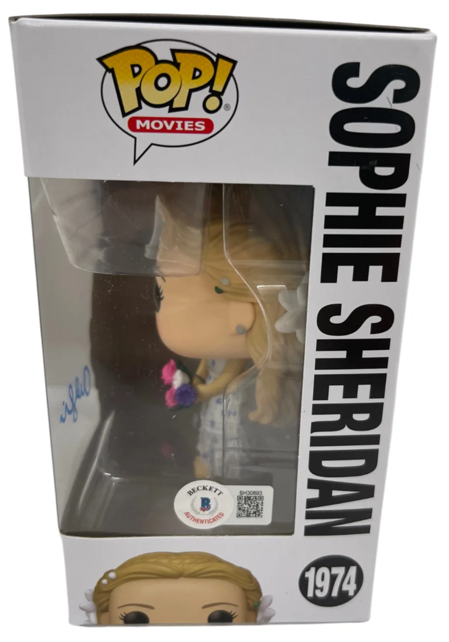 Amanda Seyfried — Amanda Seyfried Signed Sophie Sheridan Funko Mama Mia Autograph Beckett, изображение 2