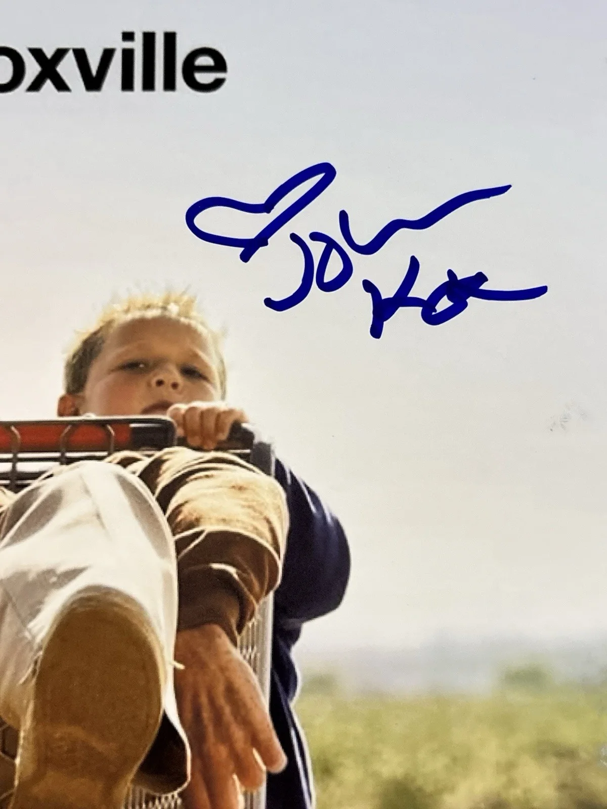 Johnny Knoxville — Johnny Knoxville Signed Poster 12x18 Bad Grandpa Beckett Authentic Autograph, изображение 2