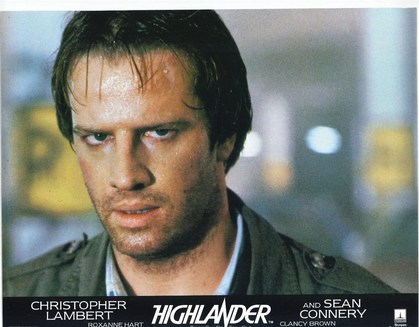 Highlander 17x ORIGINAL US Lobby Cards Sean Connery Christopher Lambert 1986, image 3