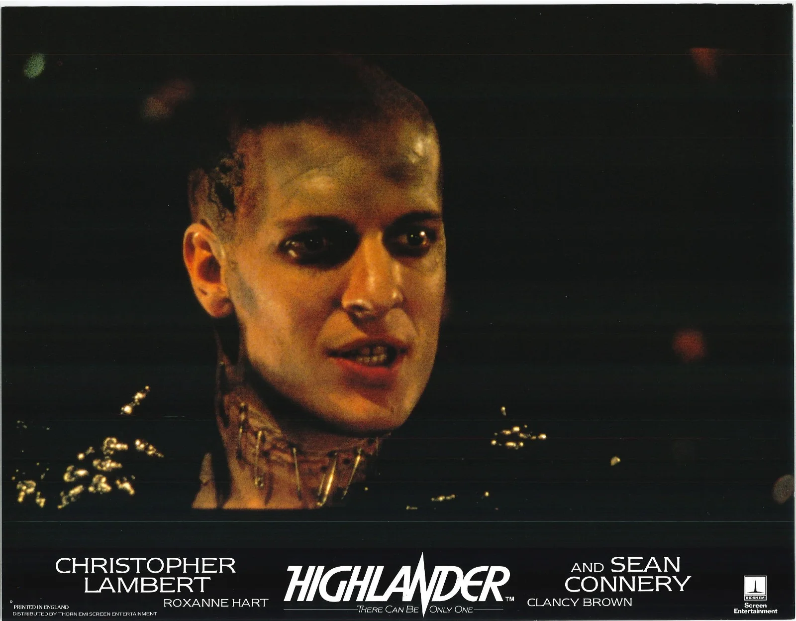Highlander 17x ORIGINAL US Lobby Cards Sean Connery Christopher Lambert 1986, image 4