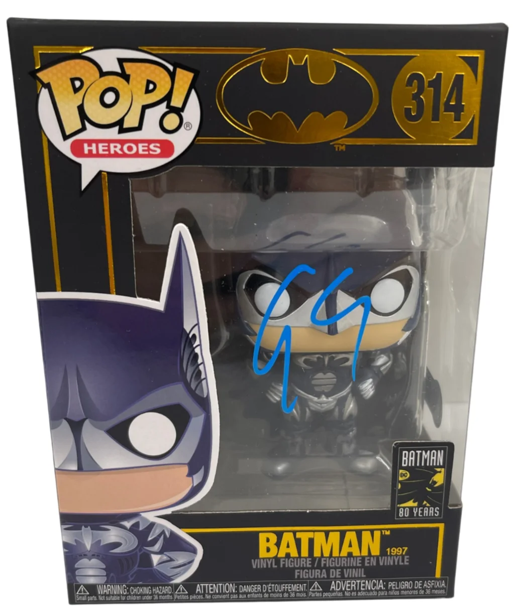 George Clooney — George Clooney Signed Batman Funko 314 Authentic Autograph Beckett