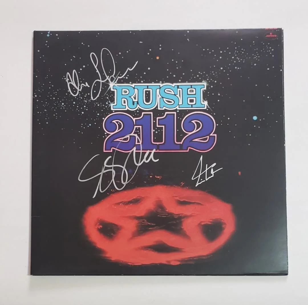 RUSH FULLY SIGNED "2112" LP BY ALL 3 BAND MEMBERS! QUICK OPINION ROGER EPPERSON!, image 2