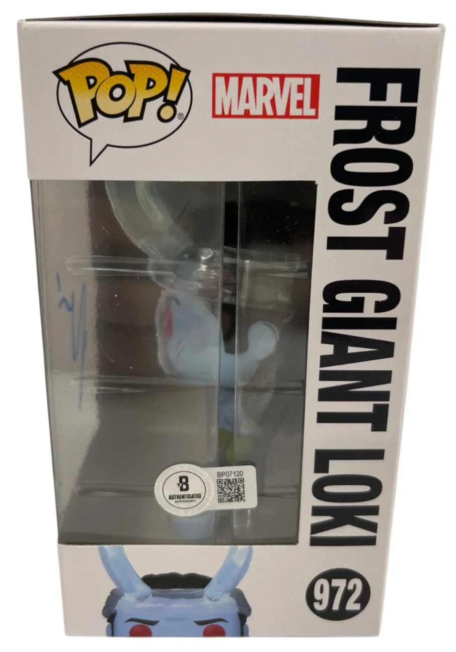 Matt Damon — Matt Damon Signed Marvel Loki 972 Funko Authentic Autograph Beckett, image 2