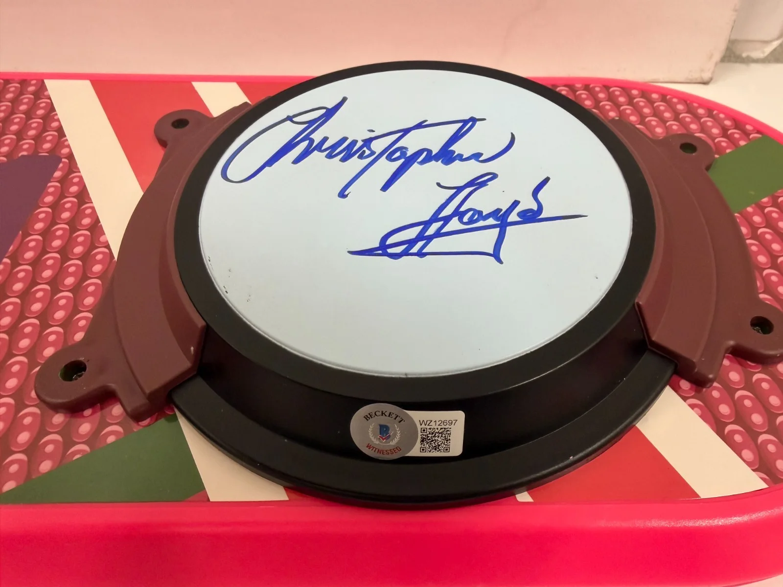 MICHAEL J FOX — Michael J Fox Christopher Lloyd Signed Back to the Future Hoverboard Beckett, image 3