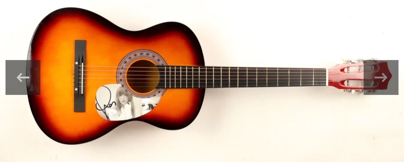 Taylor Swift Hand Signed Acoustic Guitar With JSA Authentication, image 2