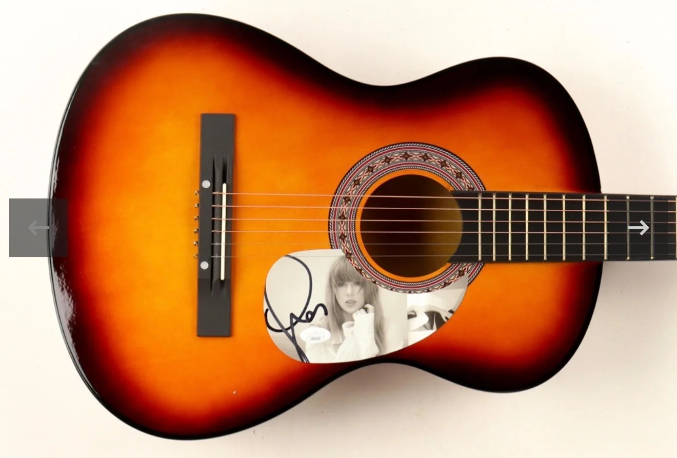 Taylor Swift Hand Signed Acoustic Guitar With JSA Authentication, image 3