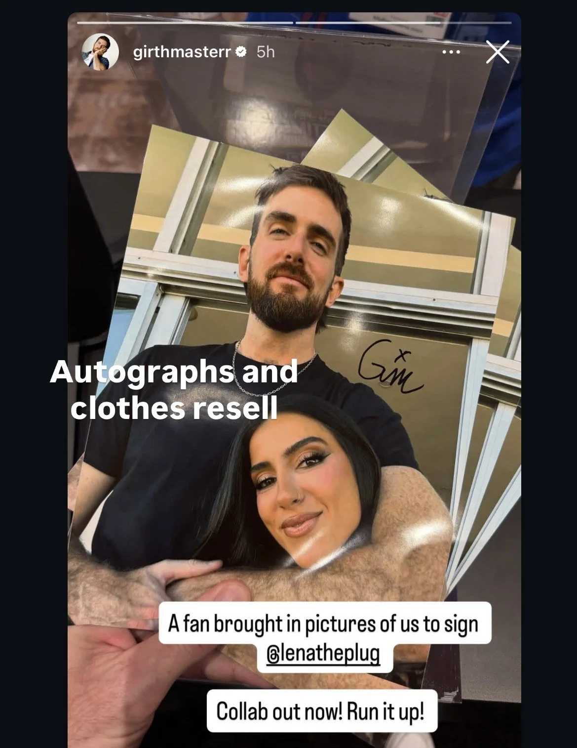 Girthmasterr — Girthmasterr Adult Star Signed 8x10 Photo (proof pic) Girthmaster AVN Brazzers, изображение 3