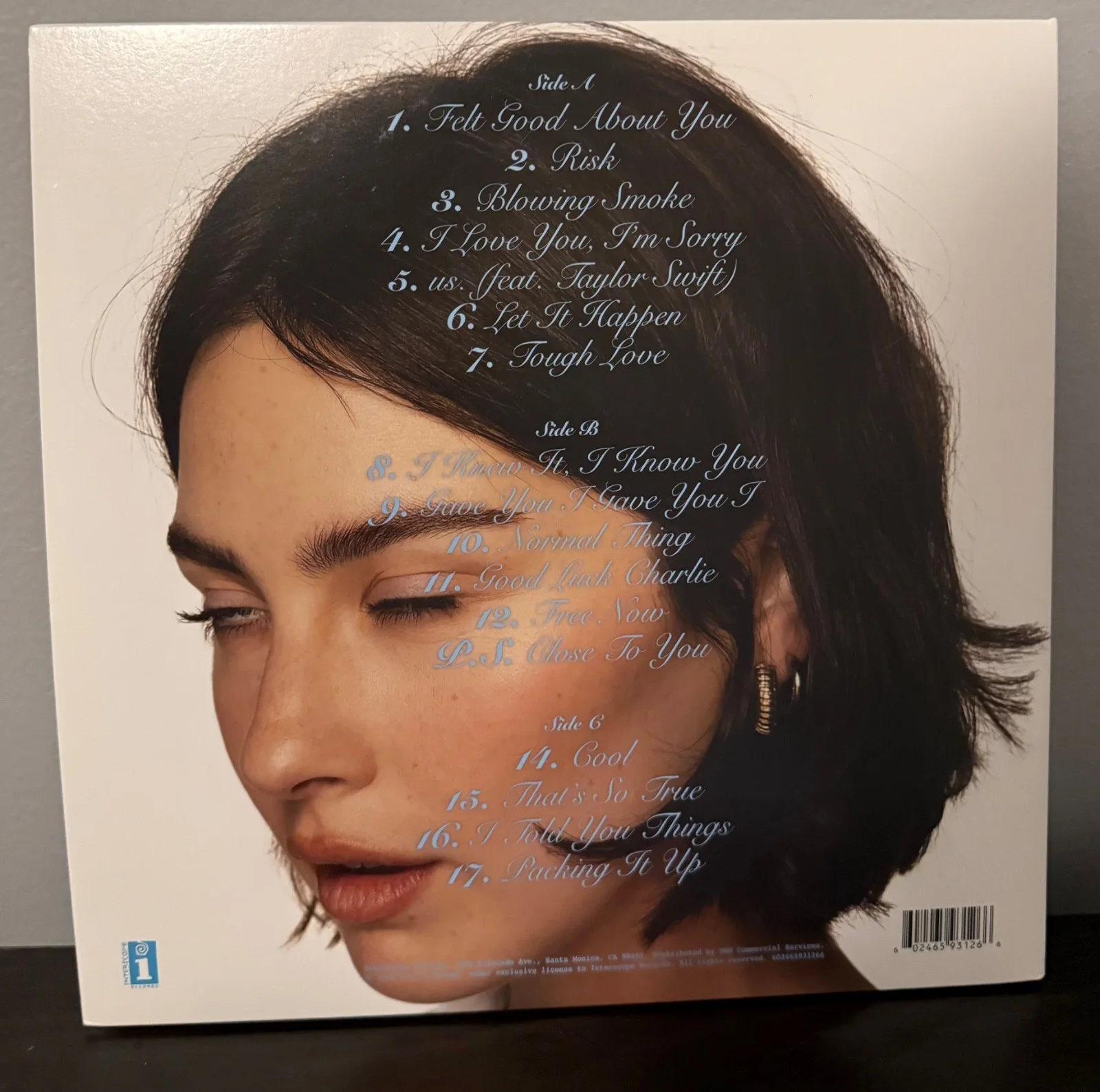 Gracie Abrams signed The Secret of Us 12" lp vinyl, image 4