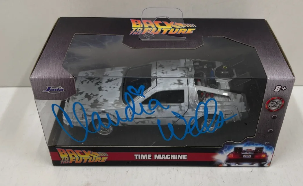 Claudia Wells — Claudia Wells Signed Back to the Future Diecast Delorean 1:32 Autograph Beckett, image 3