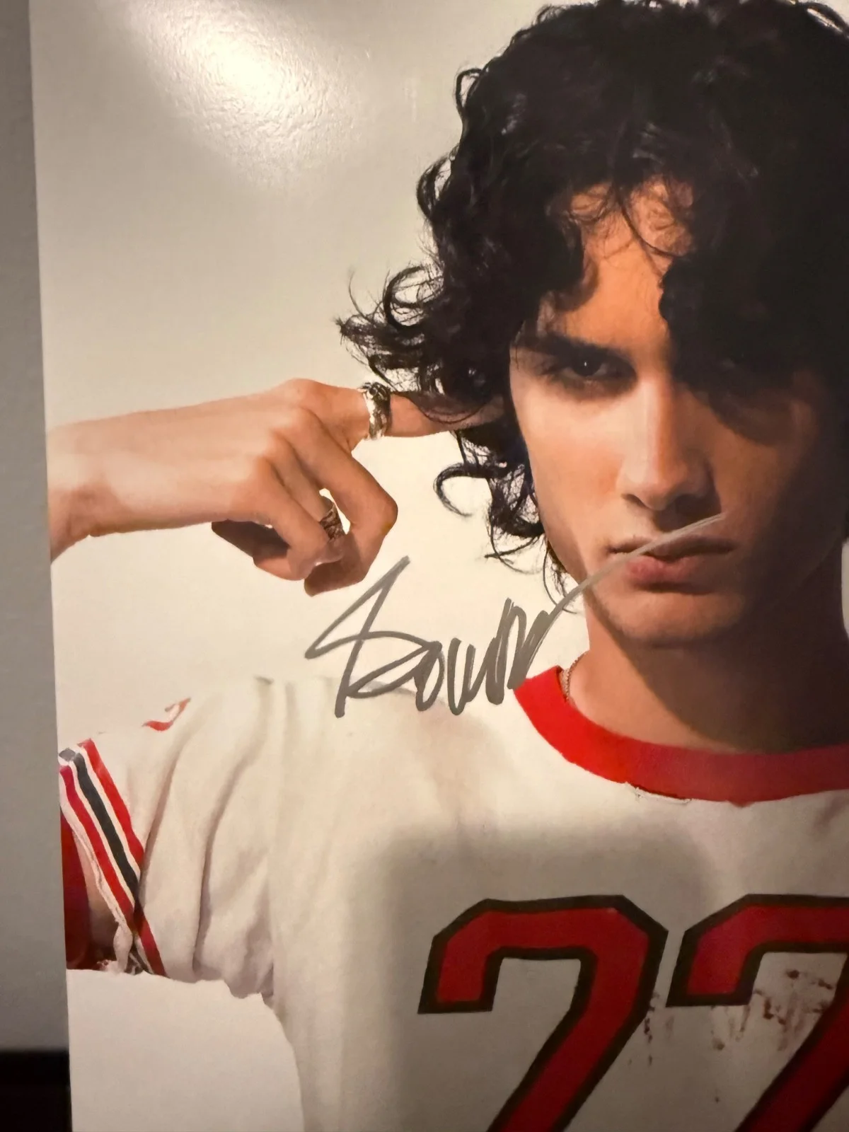 Sombr signed I Barely Know Her 12" lp vinyl, image 2