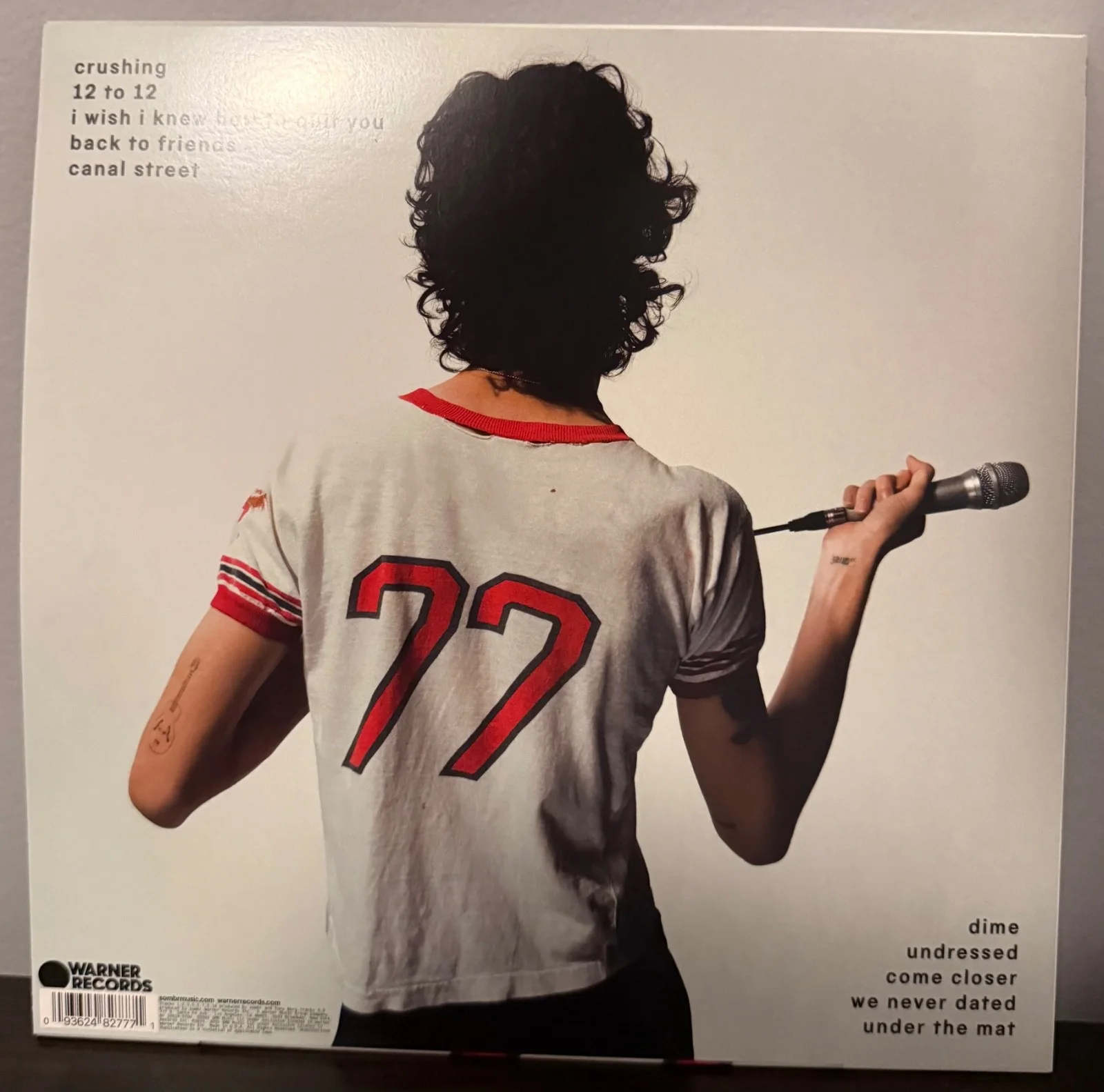 Sombr signed I Barely Know Her 12" lp vinyl, image 3