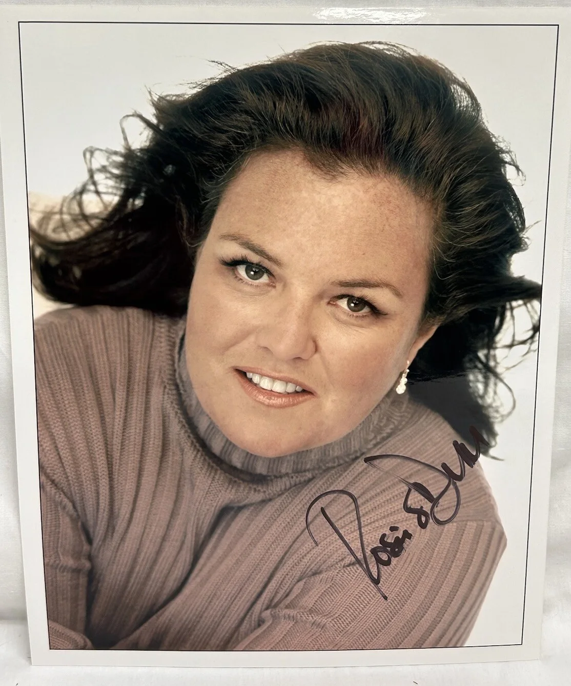 Rosie O’Donnell — Rosie O’Donnell American Actress Comedian 8x11” Colored Picture Signed, изображение 3