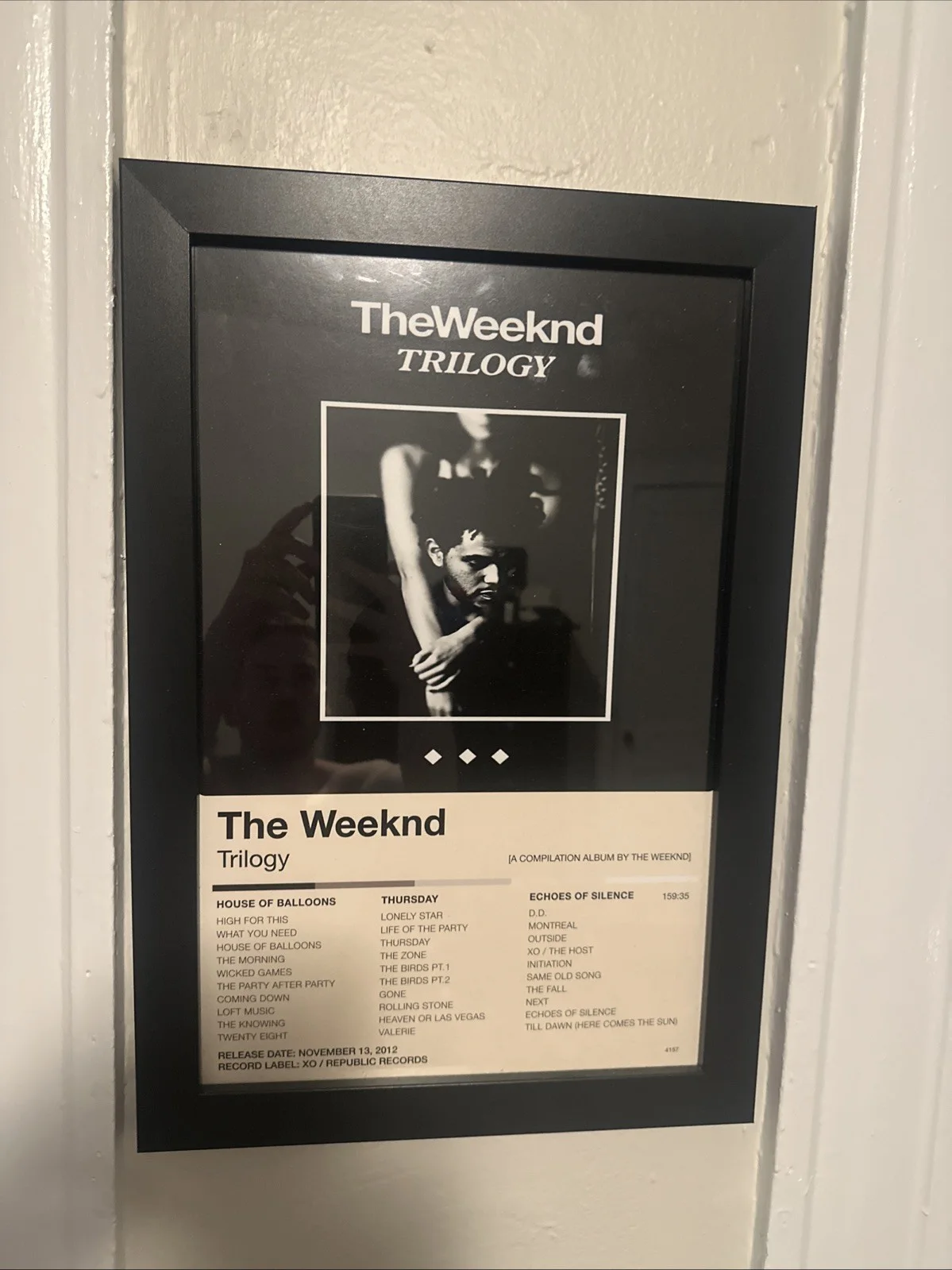 THE WEEKND TRILOGLY FRAMED 12X18, image 2