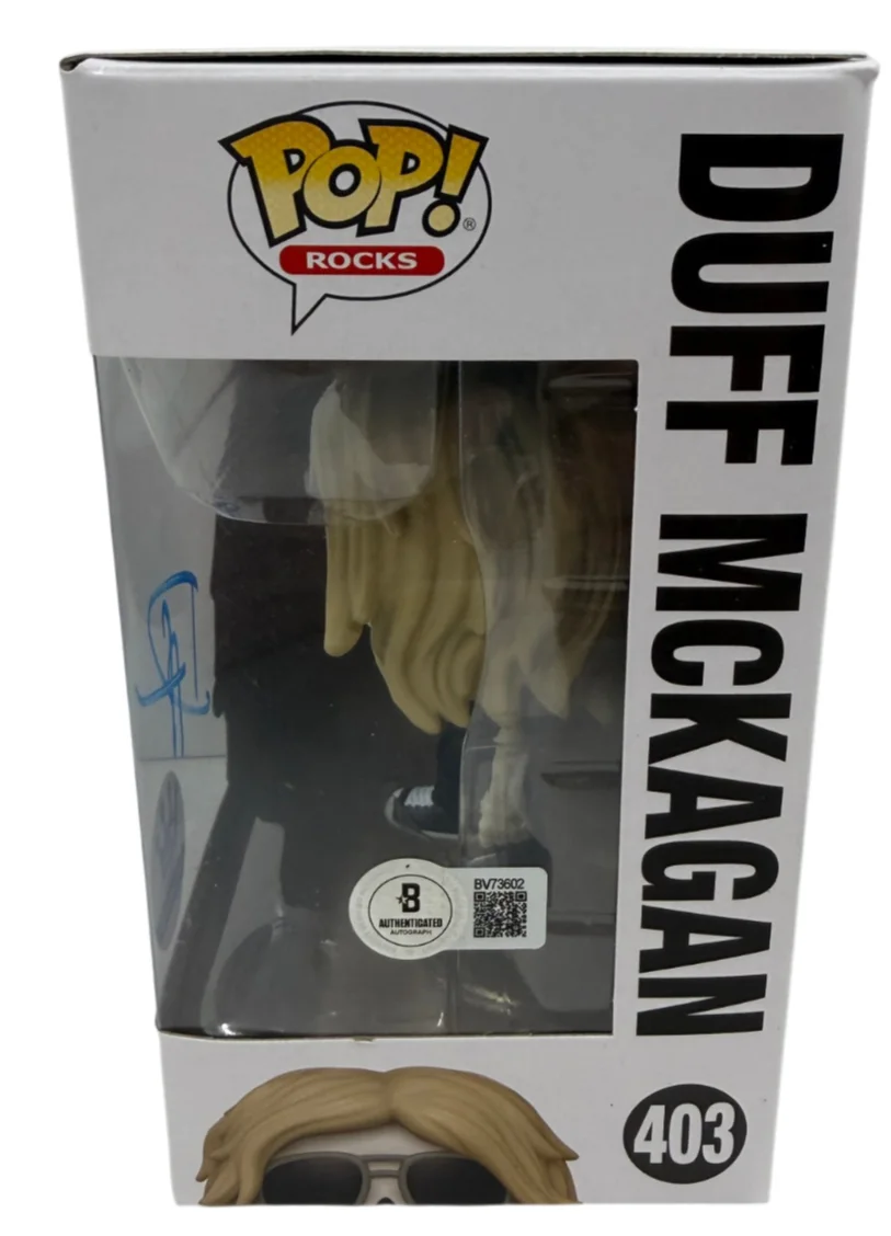 Duff McKagan Signed Funko 403 Guns N Roses Authentic Autograph Beckett, изображение 2