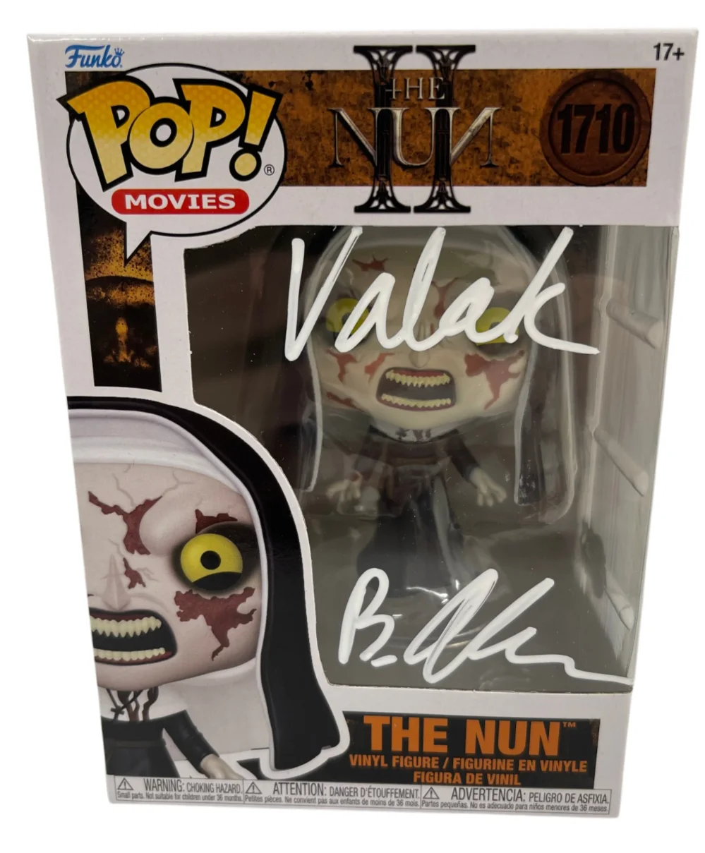 Bonnie Aarons — Bonnie Aarons Signed The Nun Funko Conjuring Authentic Autograph Beckett Witness