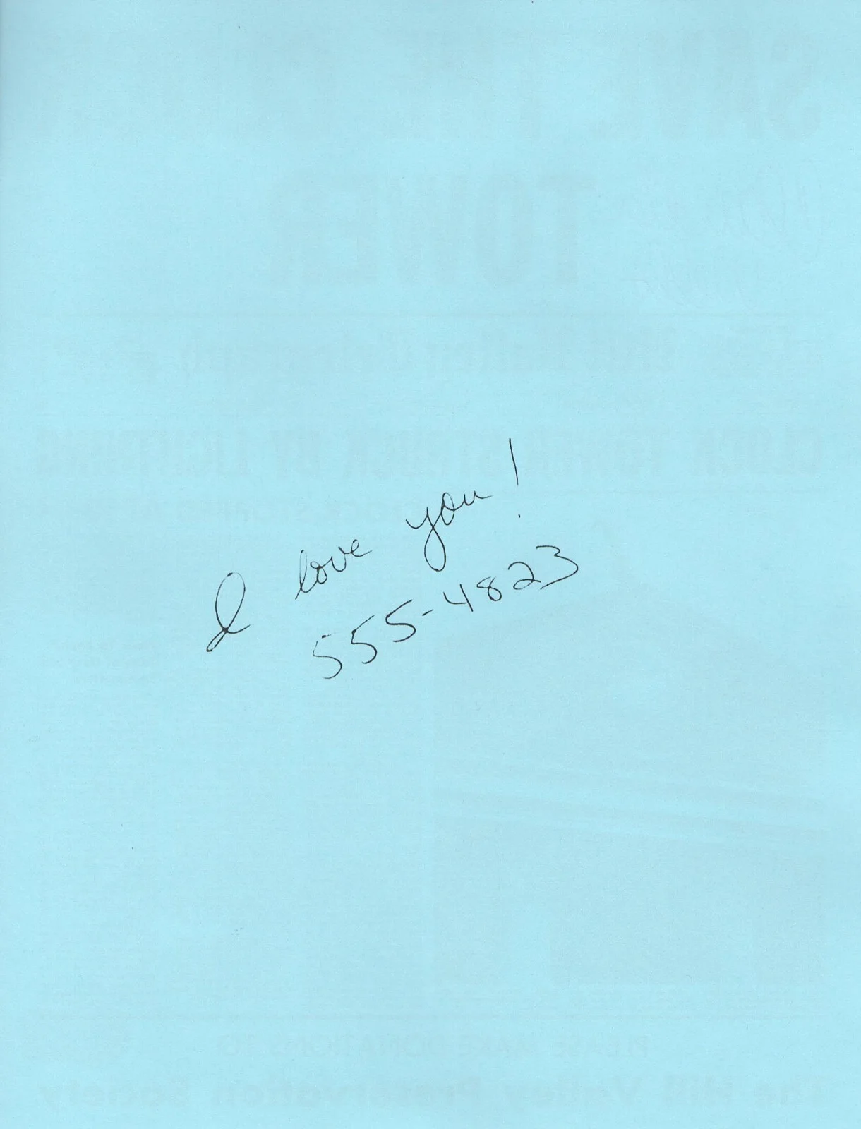 CLAUDIA WELLS — Claudia Wells Signed Back To The Future Saved The Clock Tower Flyer Auto Beckett, image 2