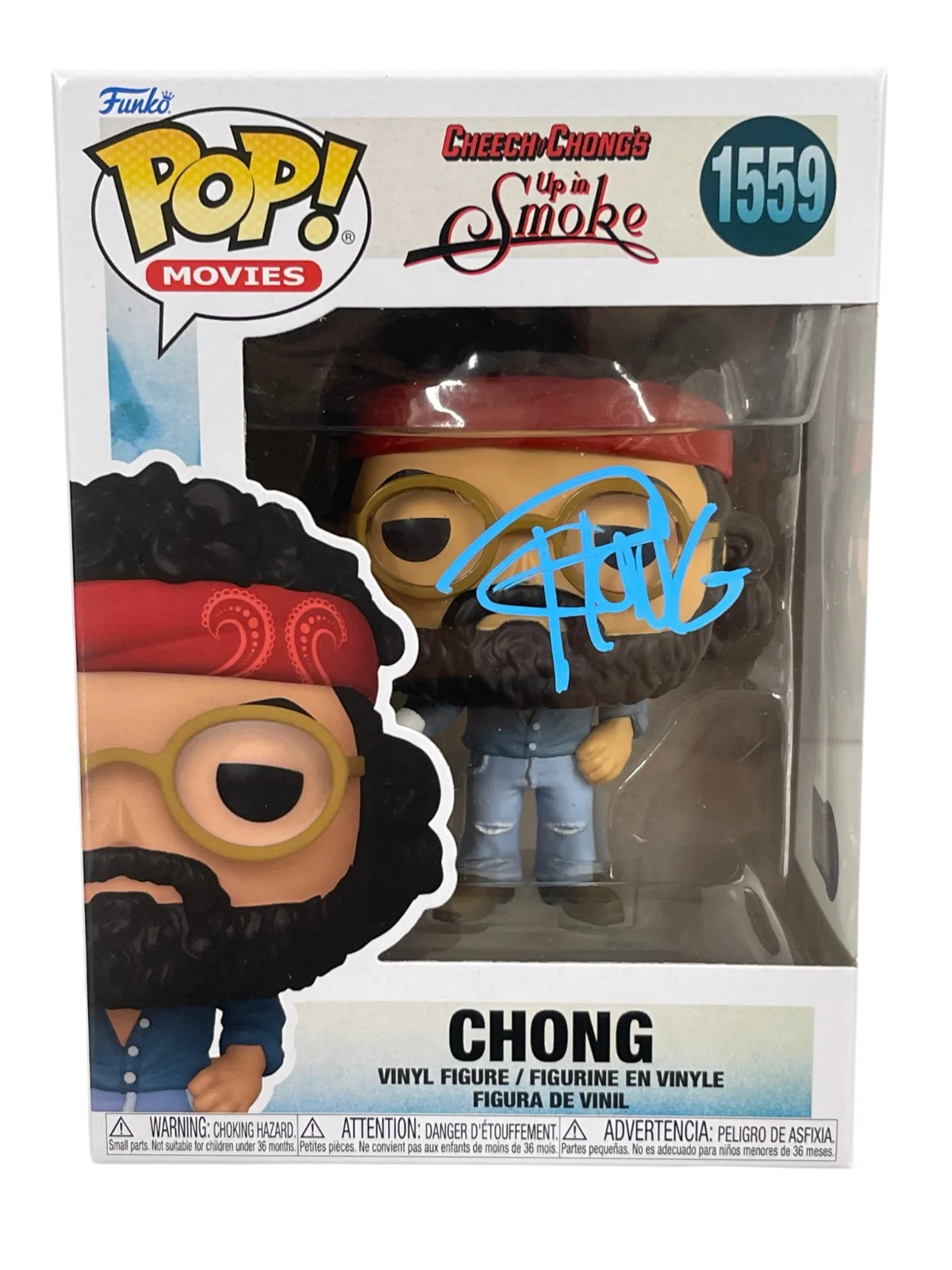 CHEECH AND CHONG — Tommy Chong Signed Funko 1559 Up in Smoke Authentic Autograph Beckett