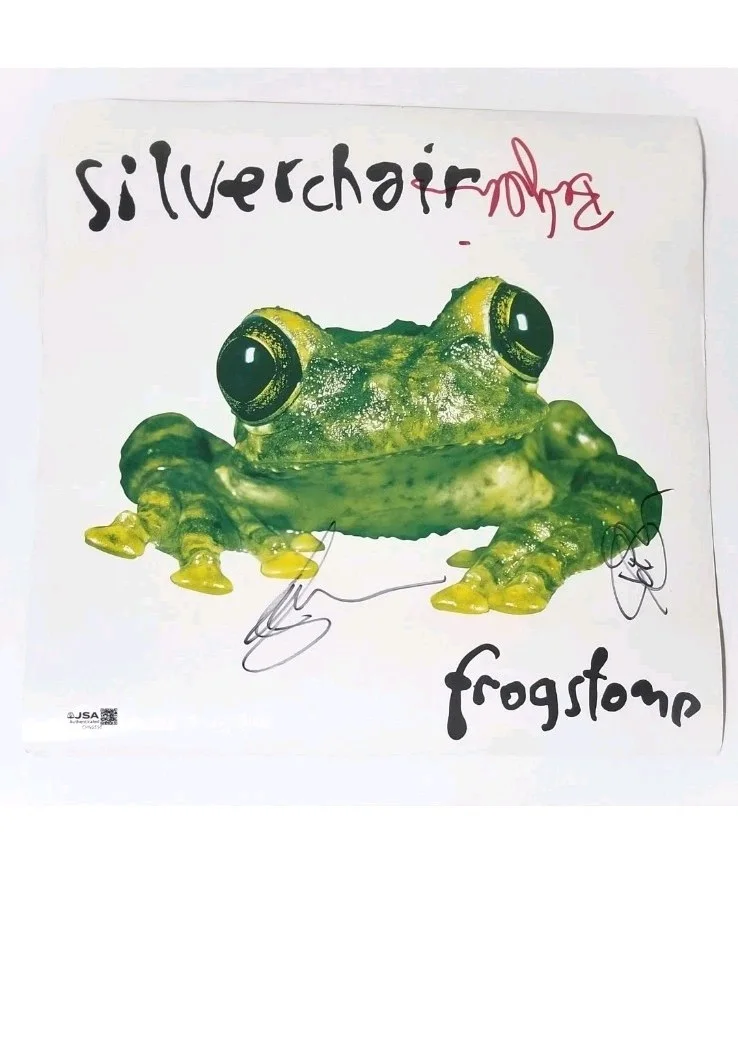 SILVERCHAIR SIGNED FROGSTOMP JSA 12x12 Album Flat FULL BAND. RARE, изображение 4