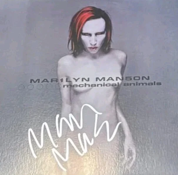 Marilyn Manson Signed Mechanical Animals Vinyl. Bought Off RACC Trusted Seller, image 4
