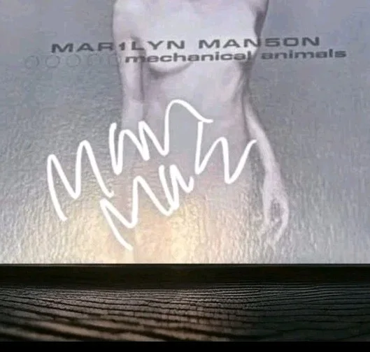 Marilyn Manson Signed Mechanical Animals Vinyl. Bought Off RACC Trusted Seller, image 5