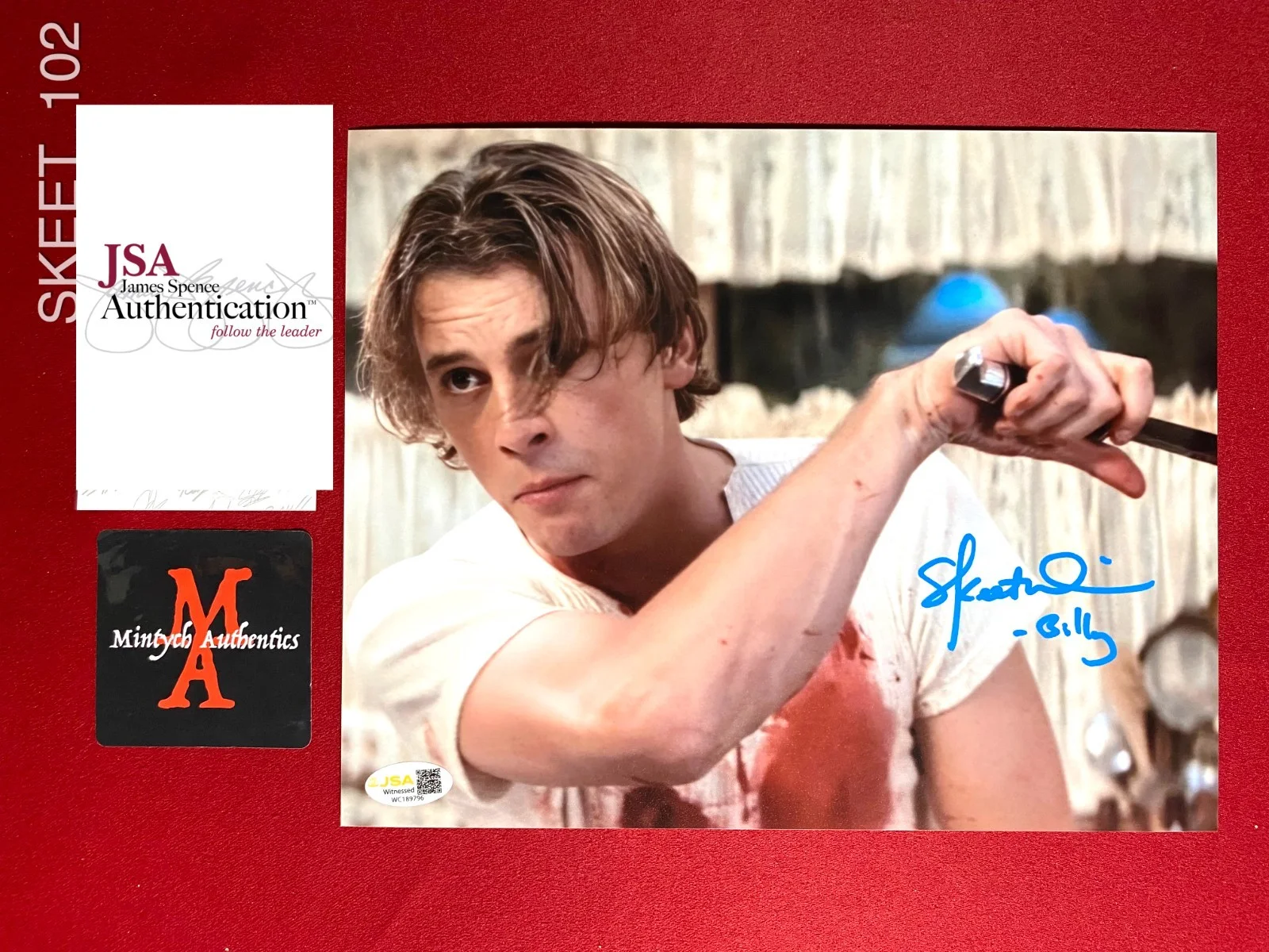 Skeet Ulrich — Skeet Ulrich autographed signed 8x10 photo Scream JSA COA Billy Loomis