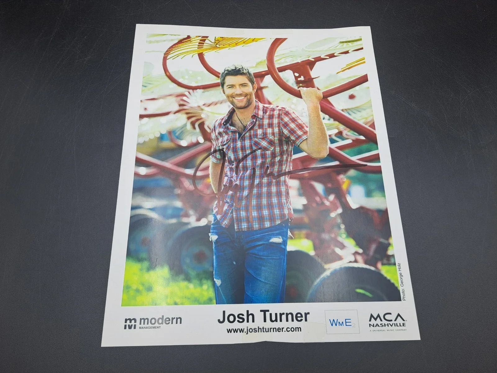 Josh Turner Signed 8x10 Photo- Opinion of Authenticity *, изображение 2