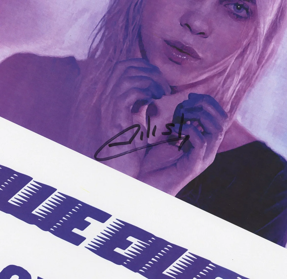 Billie Eilish autographed gig poster, image 2
