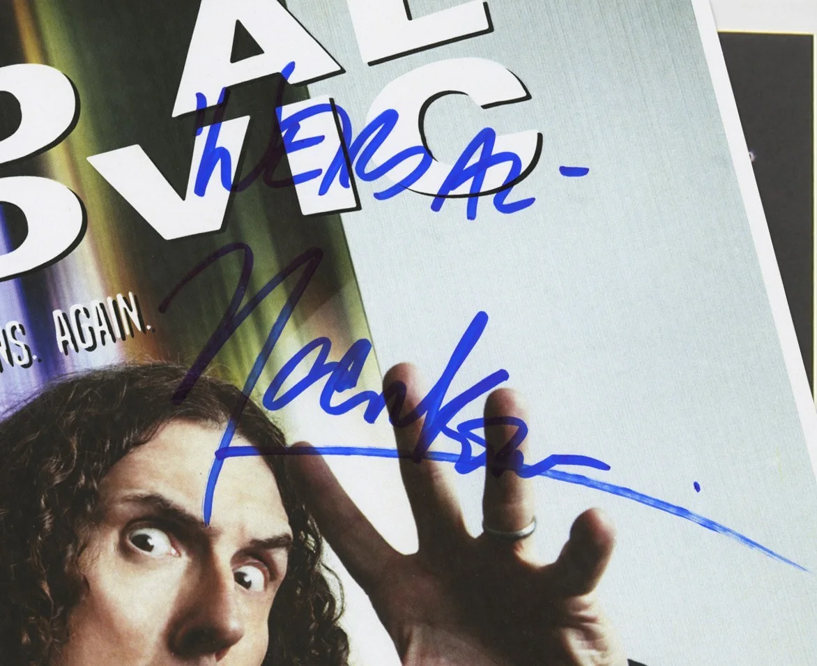 Weird Al' Yankovic autographed gig poster 'I Think I'm A Clone Now', image 2