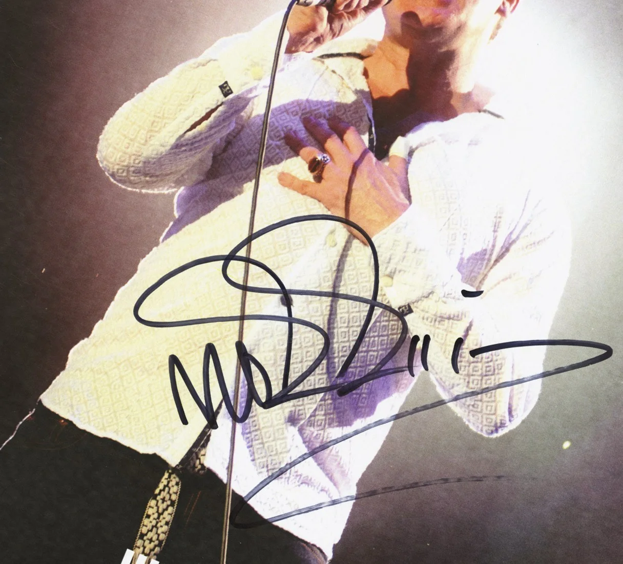 Morrissey autographed gig poster, image 2
