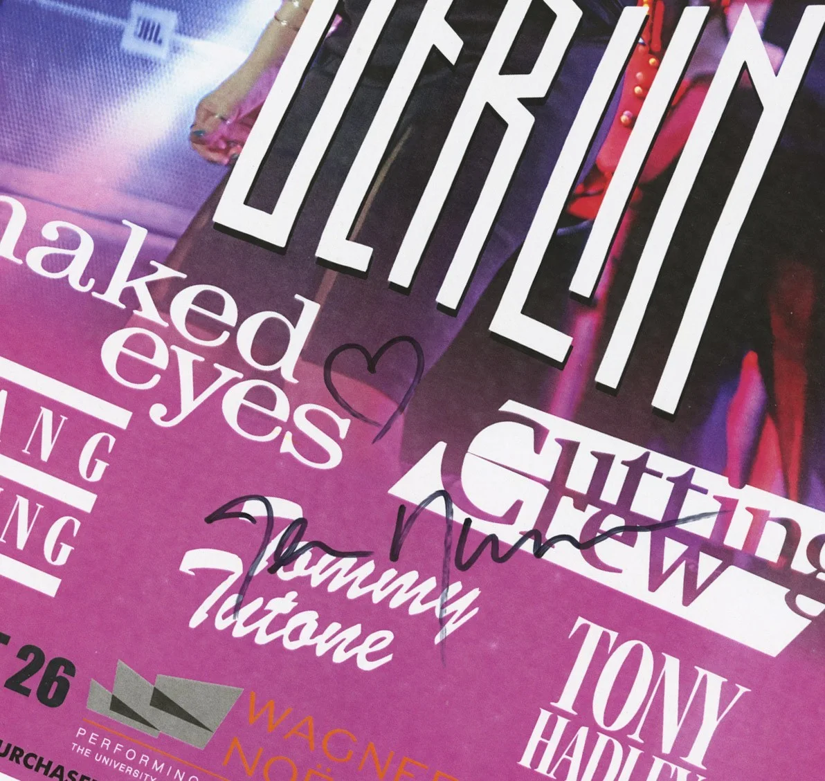 Berlin autographed gig poster Terri Nunn, image 2