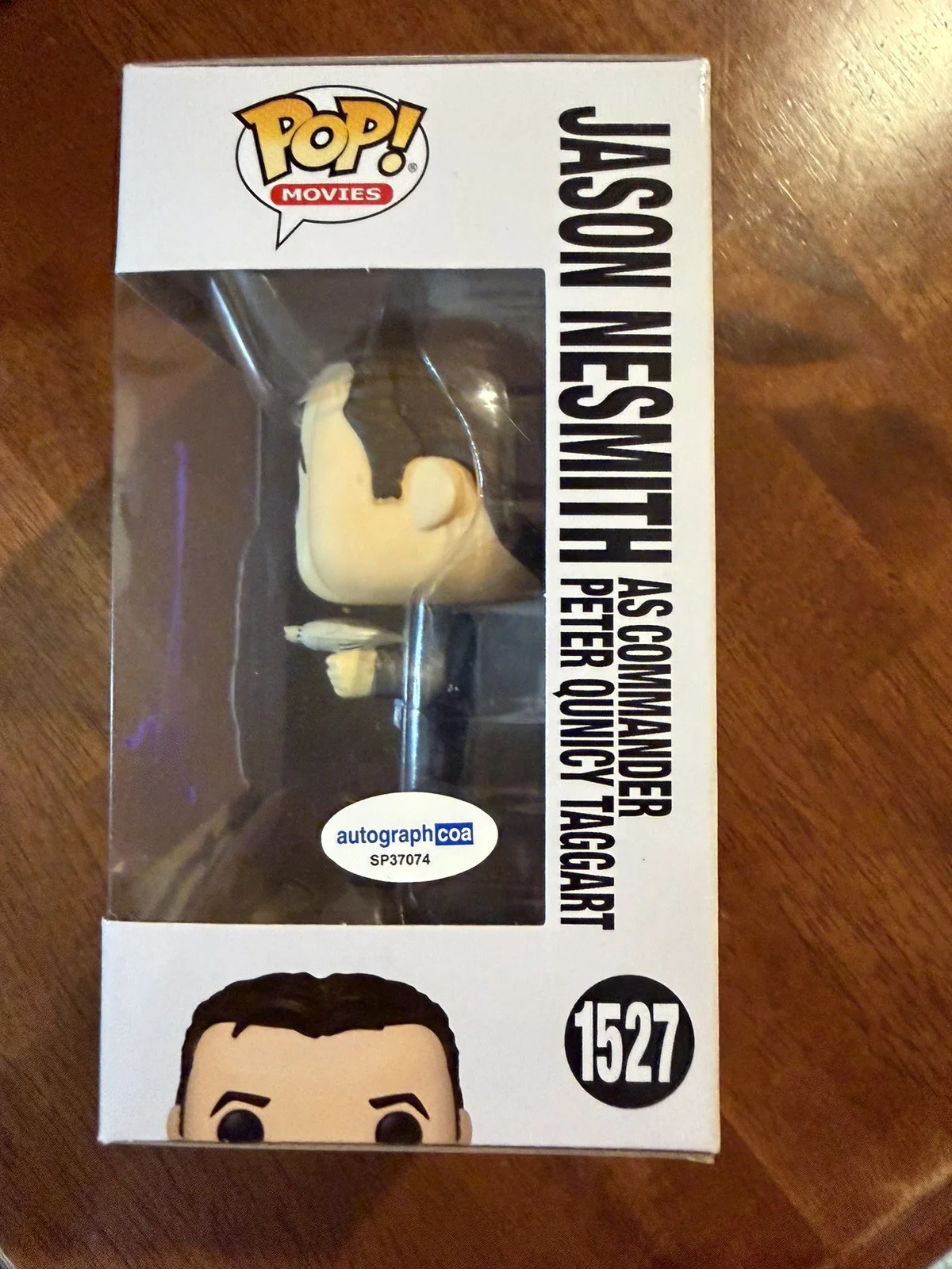 tim allen — Tim Allen Signed Auto Galaxy Quest Jason Nesmith Funko Pop #1527 ACOA SP37074, image 3