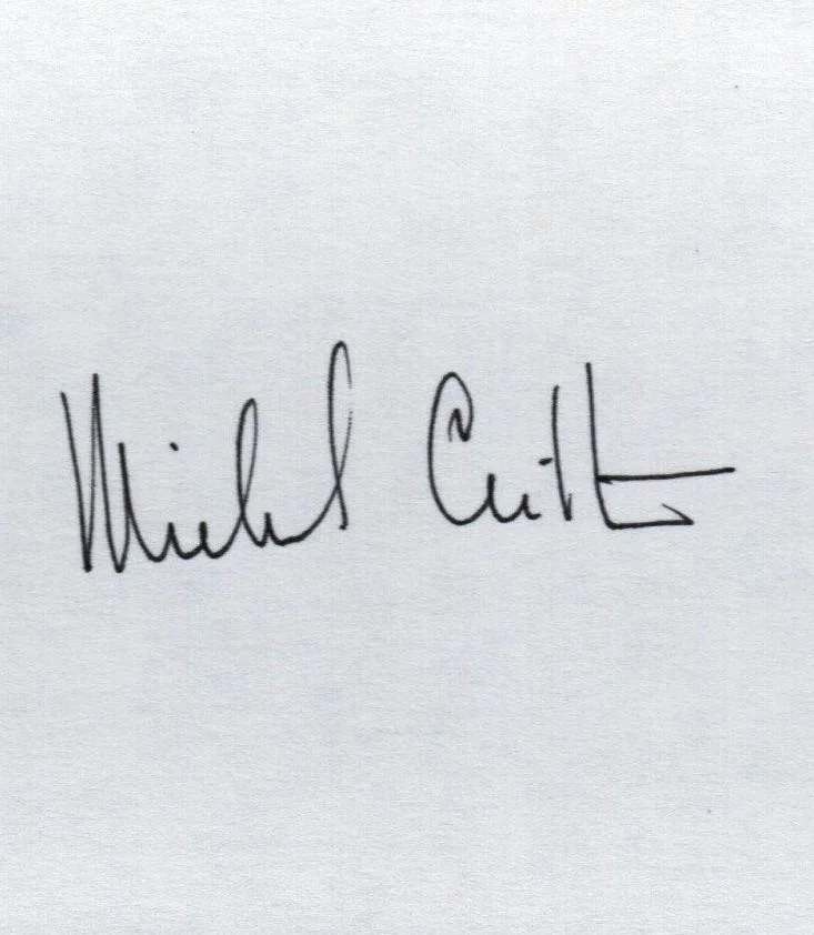Michael Crichton — Very Rare MICHAEL CRICHTON Autograph Signed 3X5 Index Card w/ COA JURASSIC PARK