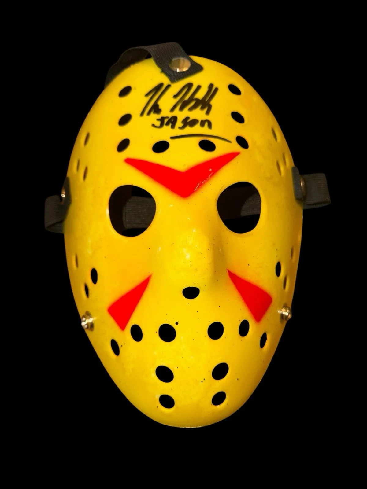 Kane Hodder — Kane Hodder Signed Jason Mask Autograph Friday the 13th Beckett