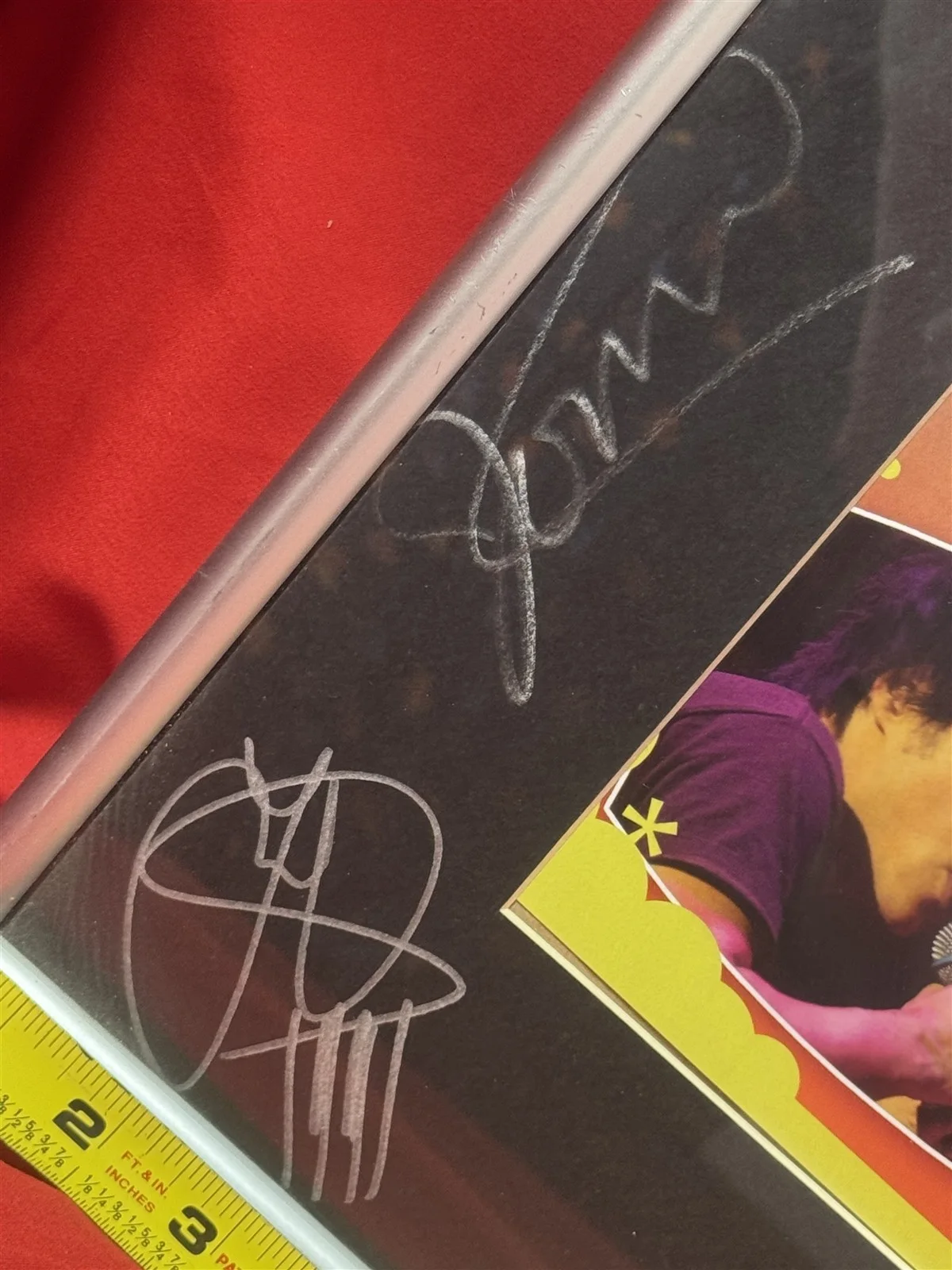 Vintage 2004 DURAN DURAN SIMON LeBON NICK RHODES etc Autographs Signed Framed, изображение 4