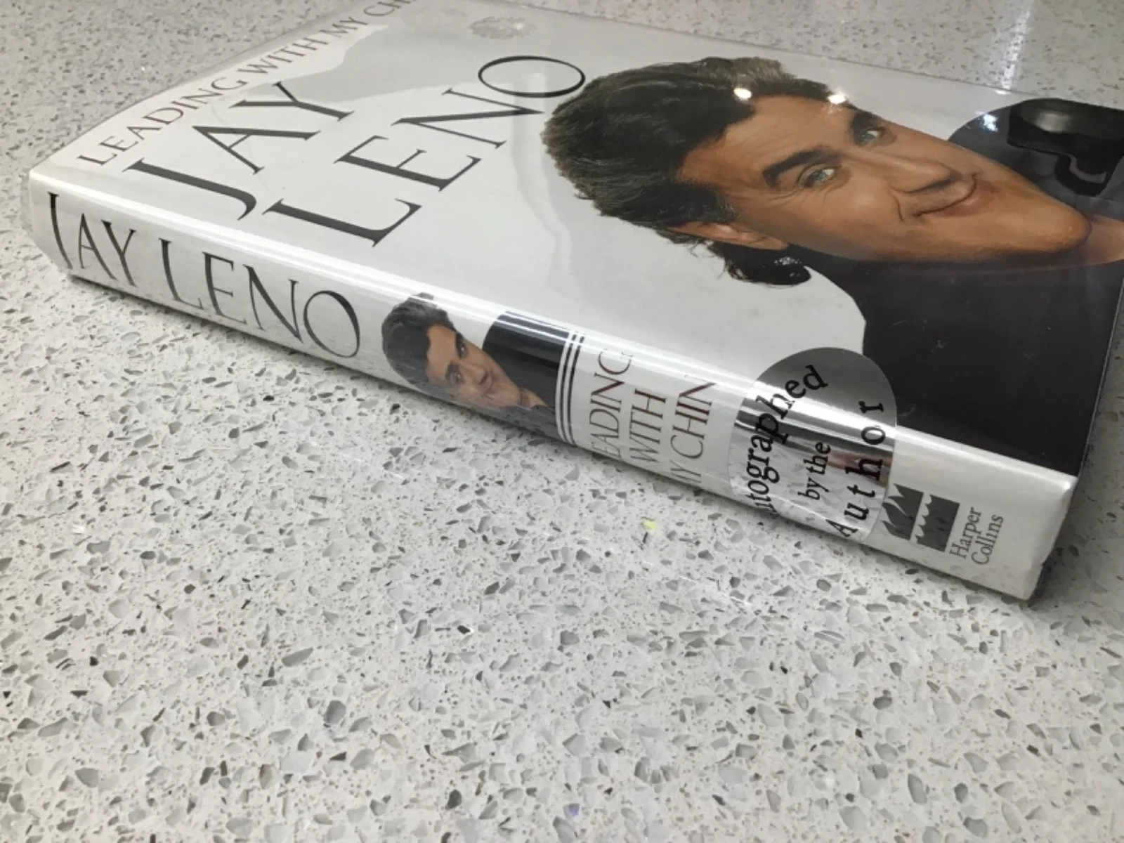 Jay Leno — JAY LENO Signed Autograph 1996 1st Edition Leading With My Chin - Hardcover Book, image 2