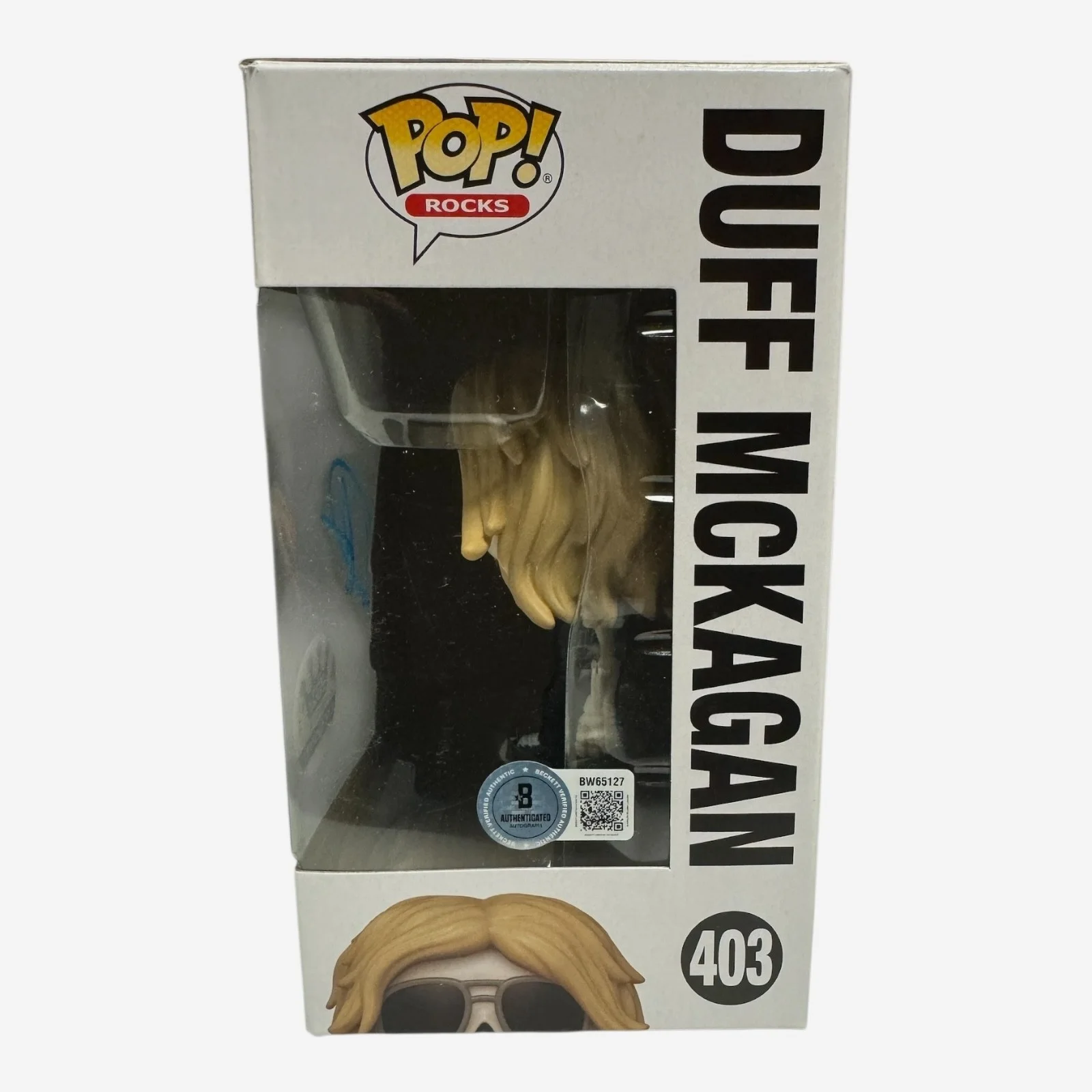 DUFF MCKAGAN SIGNED AUTOGRAPH GUNS N' ROSES FUNKO POP 403 BECKETT BAS, изображение 2