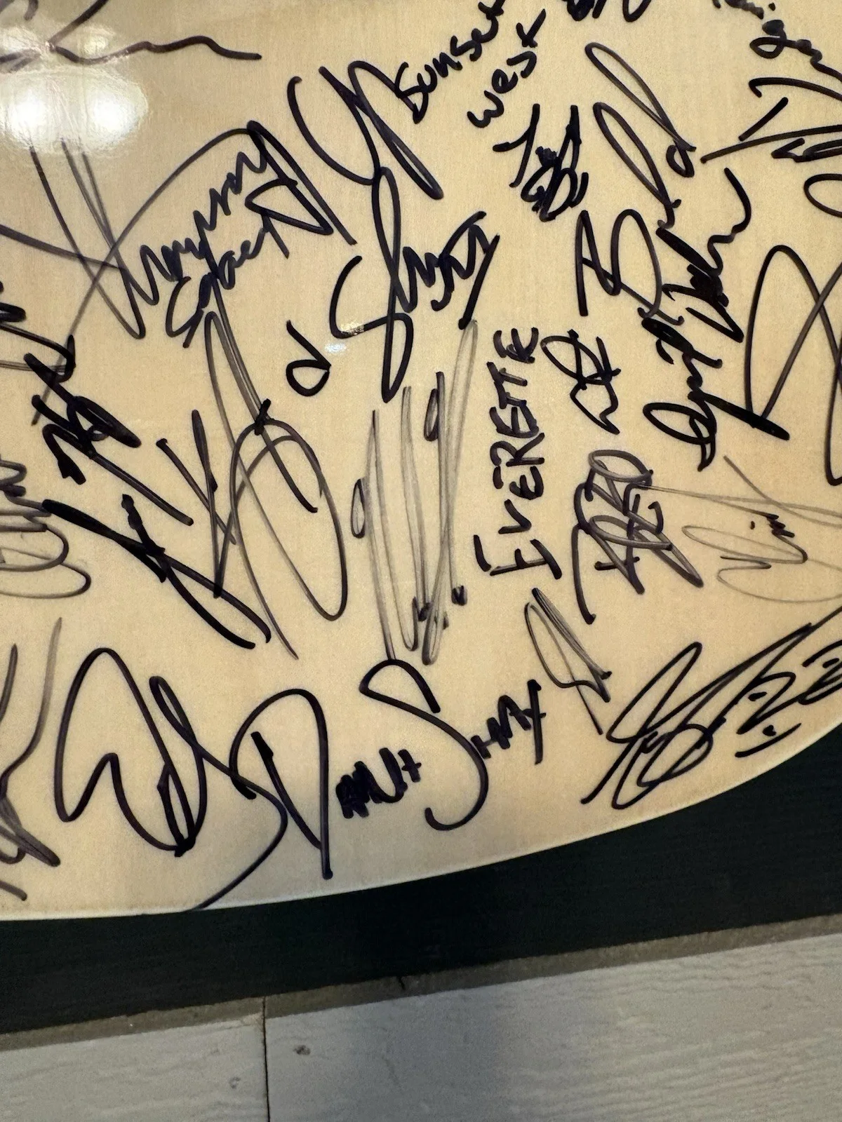 Signed Guitar 57 Artists Jelly Roll ,Ashley McBride, Cody Johnson, image 5