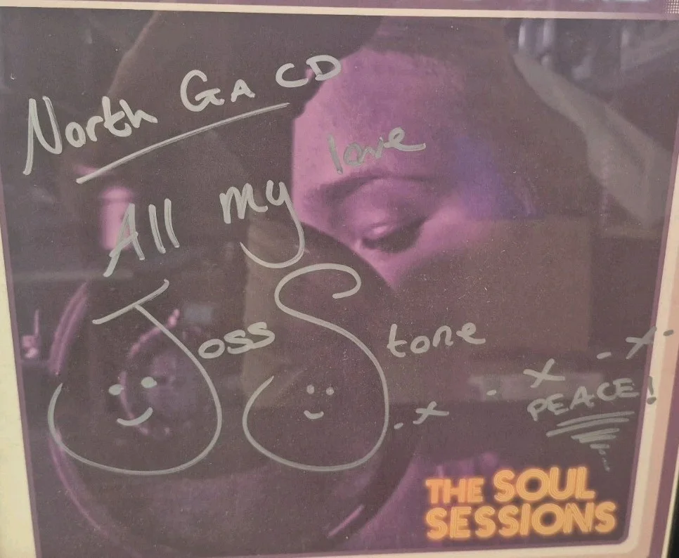 2003 JOSS STONE SIGNED INSCRIPTED SOUL SESSIONS ALBUM COVER, image 2