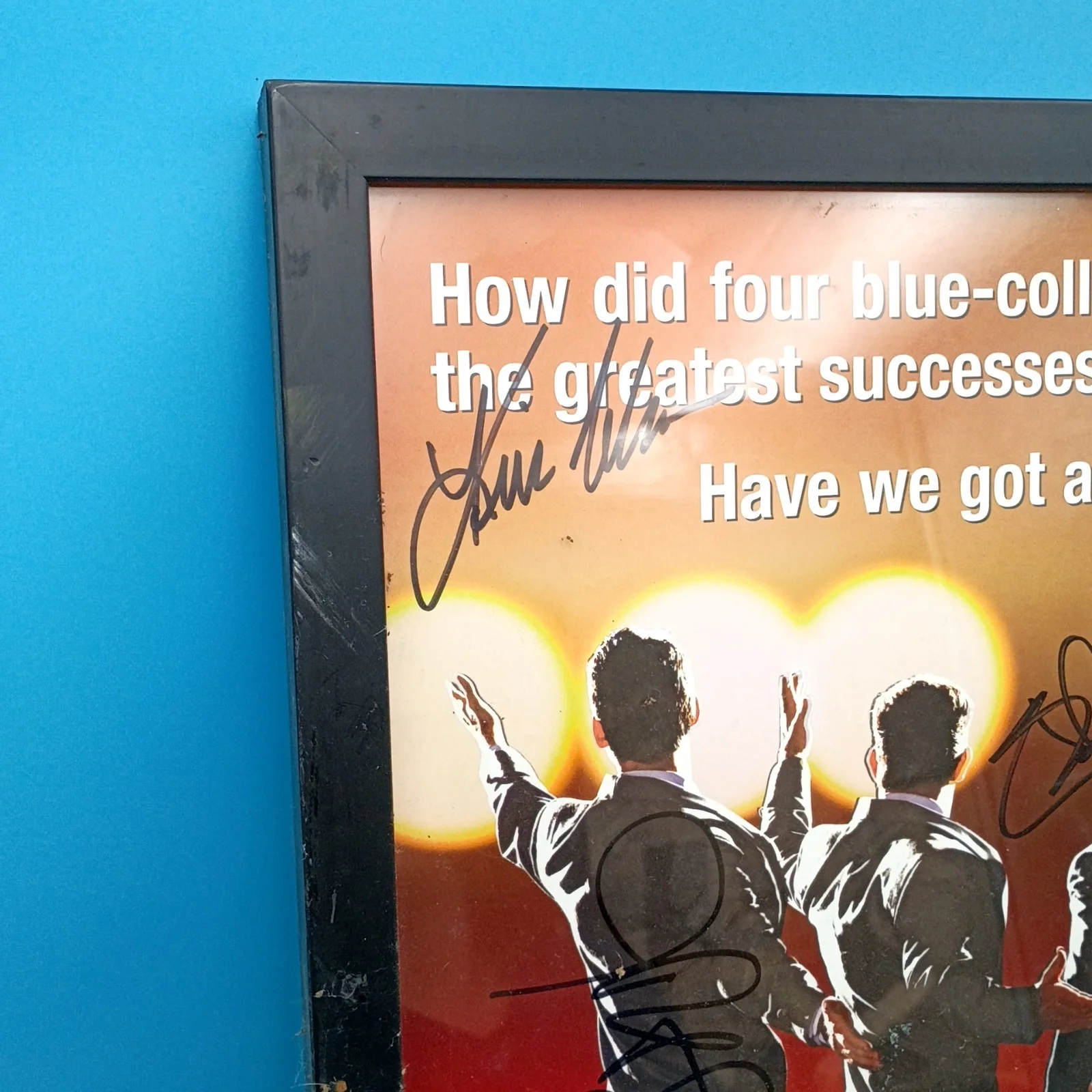 Framed Jersey Boys Show Poster w/ Writing, image 2