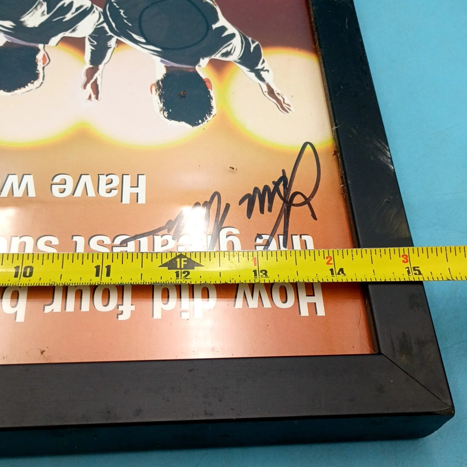 Framed Jersey Boys Show Poster w/ Writing, image 4