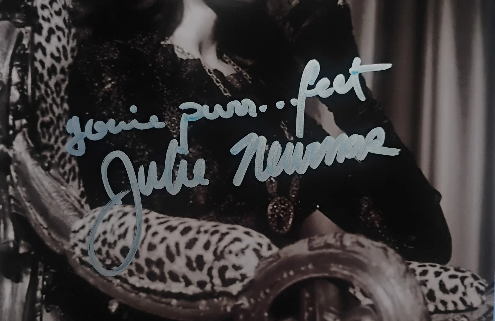 Julie Newmar Hand Signed 8x10 Photo COA Catwoman NO US TARIFFS, изображение 3