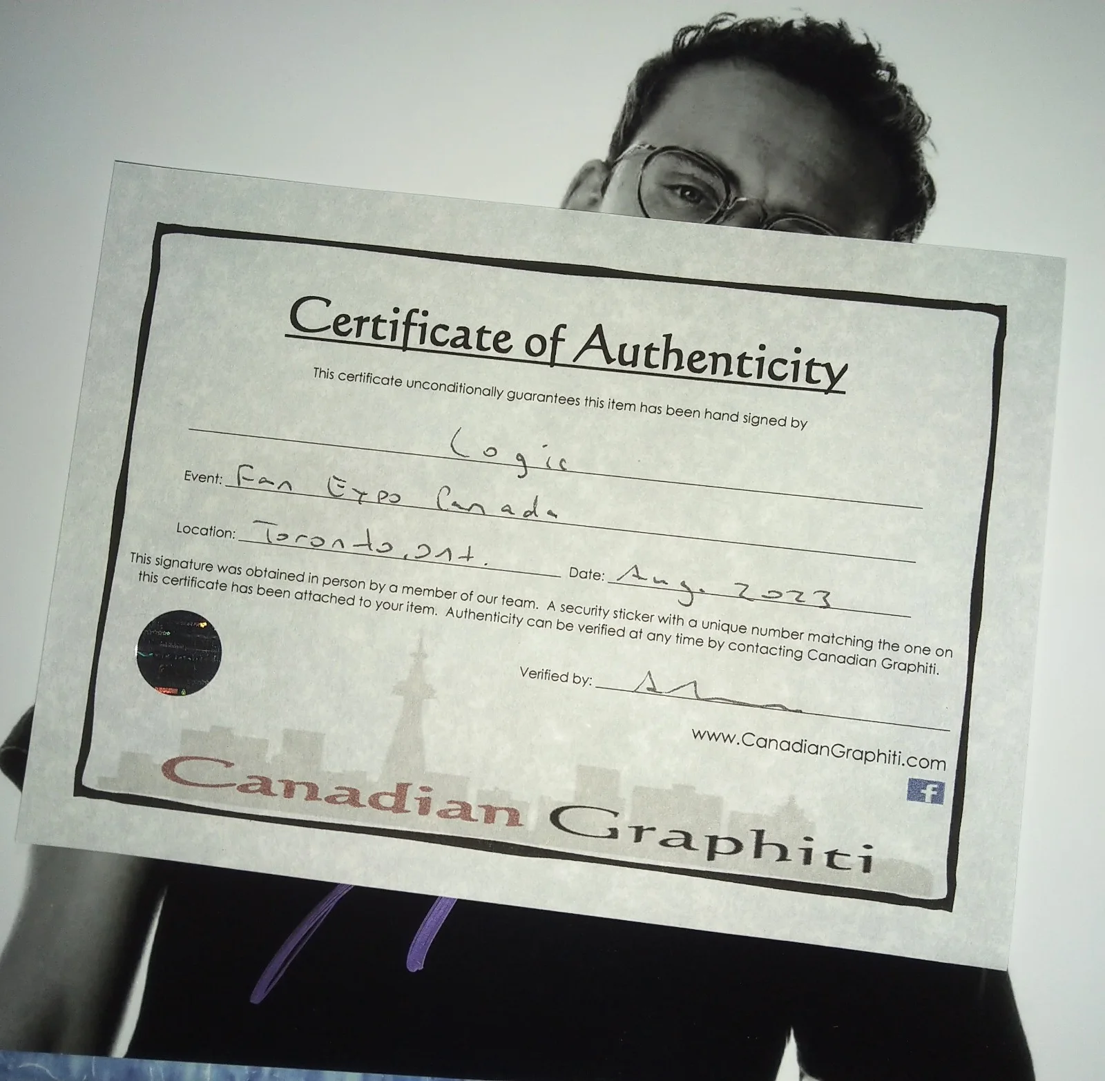 Logic Hand Signed Autograph 8x10 Photo COA - NO US TARIFFS, image 4
