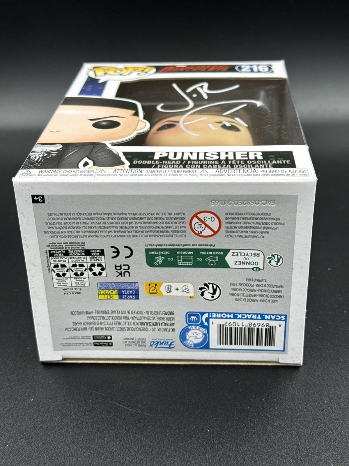 JON BERNTHAL — JON BERNTHAL SIGNED THE PUNISHER FUNKO 216 W/ SKETCH AUTOGRAPH DAREDEVIL BAS, image 4