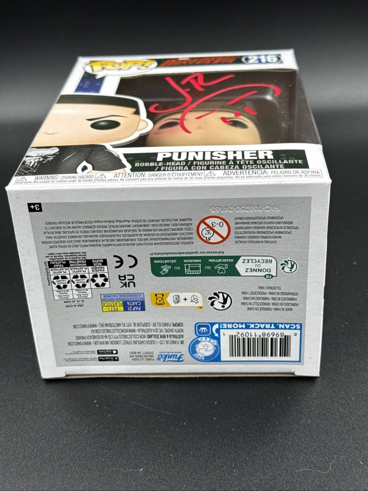 JON BERNTHAL — JON BERNTHAL SIGNED THE PUNISHER FUNKO 216 W/ SKETCH AUTOGRAPH DAREDEVIL BAS, image 4