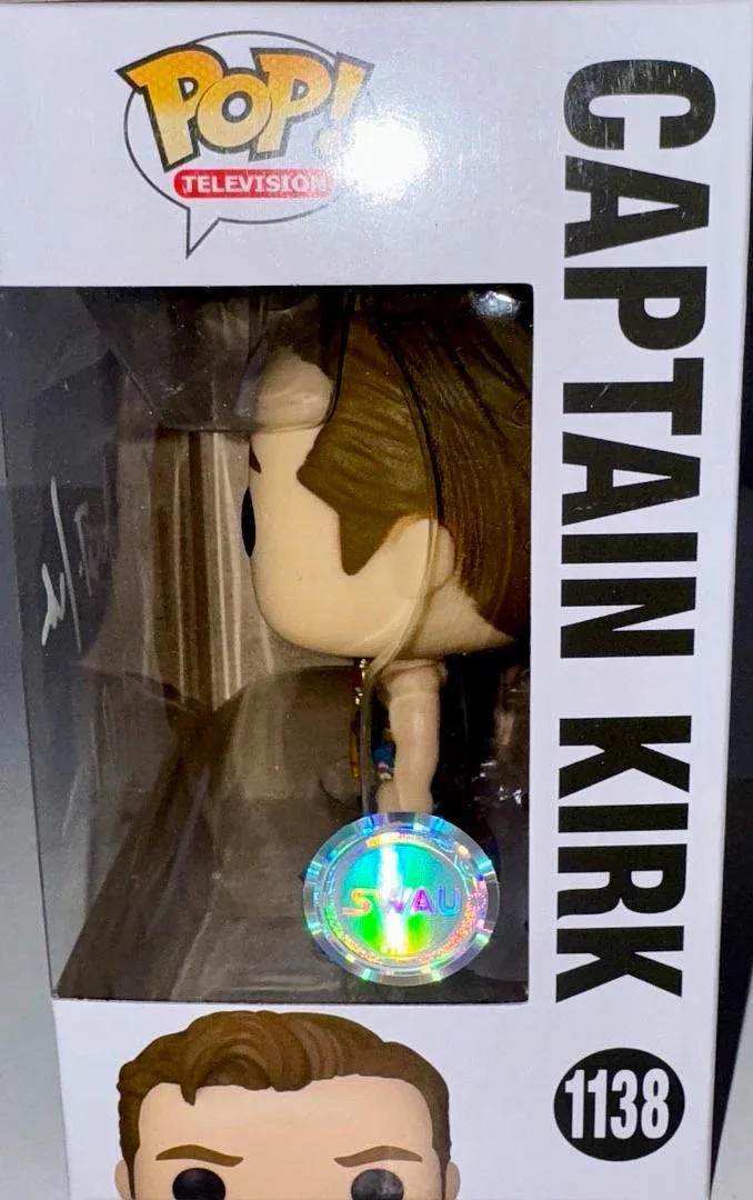 William Shatner — William Shatner Signed Funko Pop "Captain Kirk" (Star Trek) w/Inscription - SWAU, изображение 3