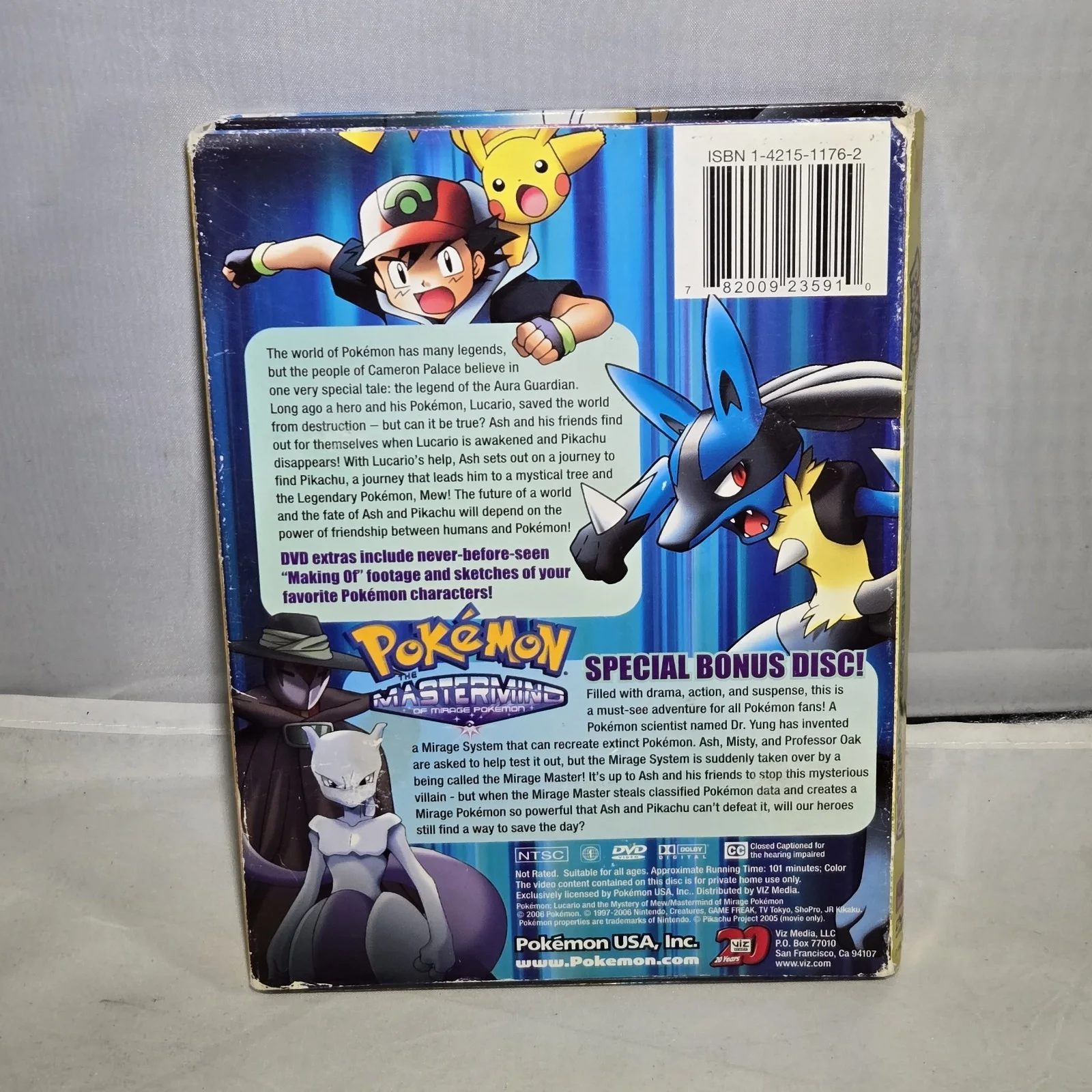 Pokemon Lucario and The Mystery of Mew 2 Disc Collectors Edition, изображение 2
