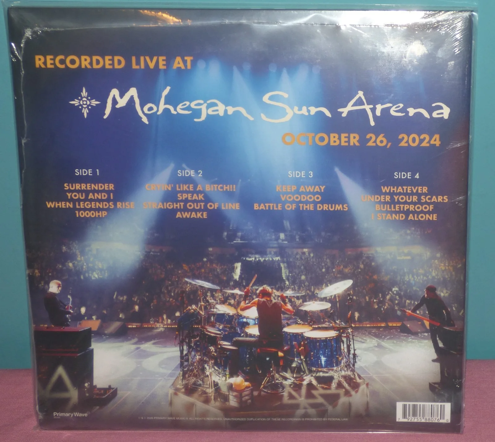 Godsmack Live At the Mohegan Sun Vinyl LP with Signed 12 x 12 Insert, изображение 3