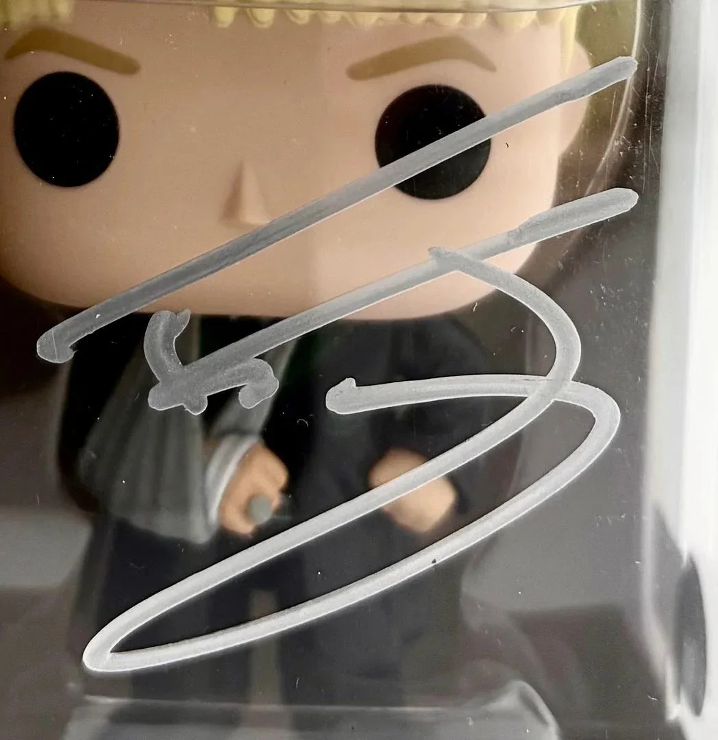 Tom Felton — Tom Felton Signed Funko Pop #168 Draco Malfoy (Harry Potter) - Beckett COA, изображение 2