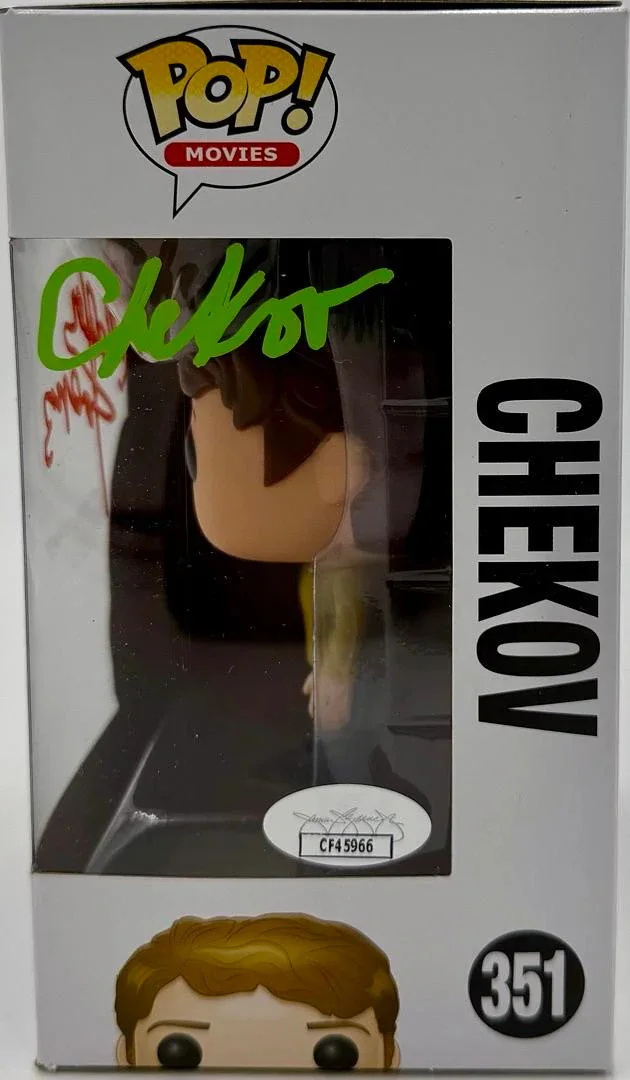 Walter Koenig — Walter Koenig signed "Chekov" Funko #351 w/character name - JSA COA, image 3