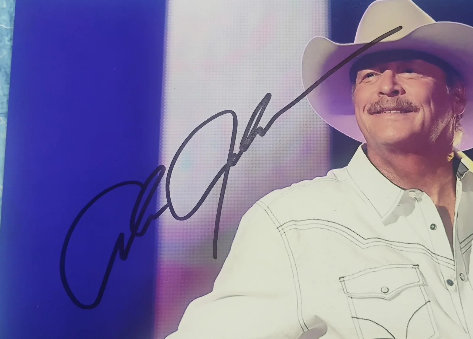 Alan Jackson Hand Signed PSA COA 8x10 Photo NO US TARIFFS, image 3